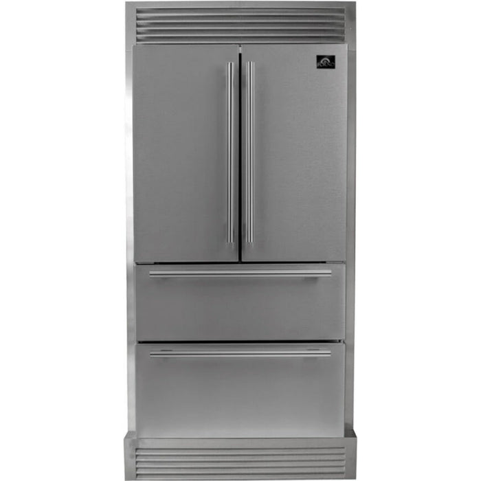 Forno Moena - 36" French Door Refrigerator w/ Grill Trim