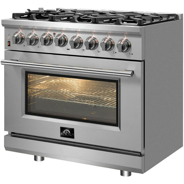 Forno Massimo 36″ Freestanding Dual Fuel Range - 6125 Series