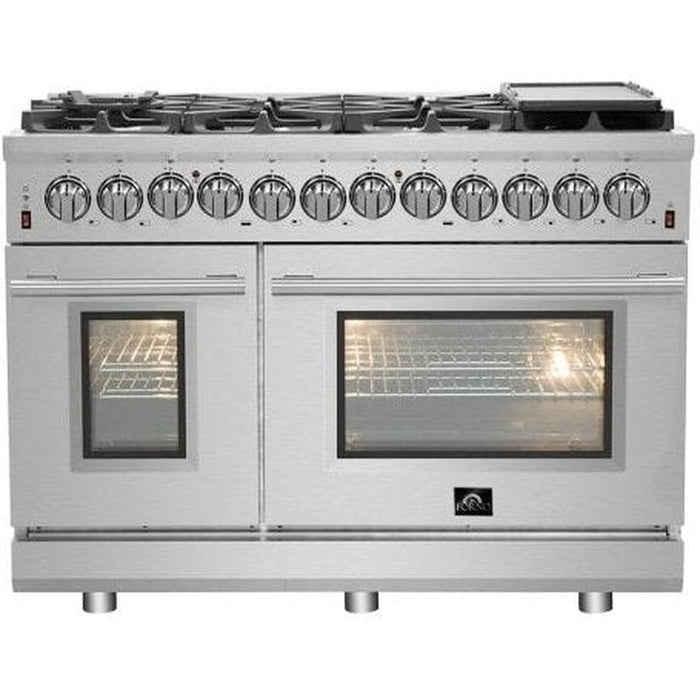 Forno Massimo - 48" Freestanding Dual Fuel Range