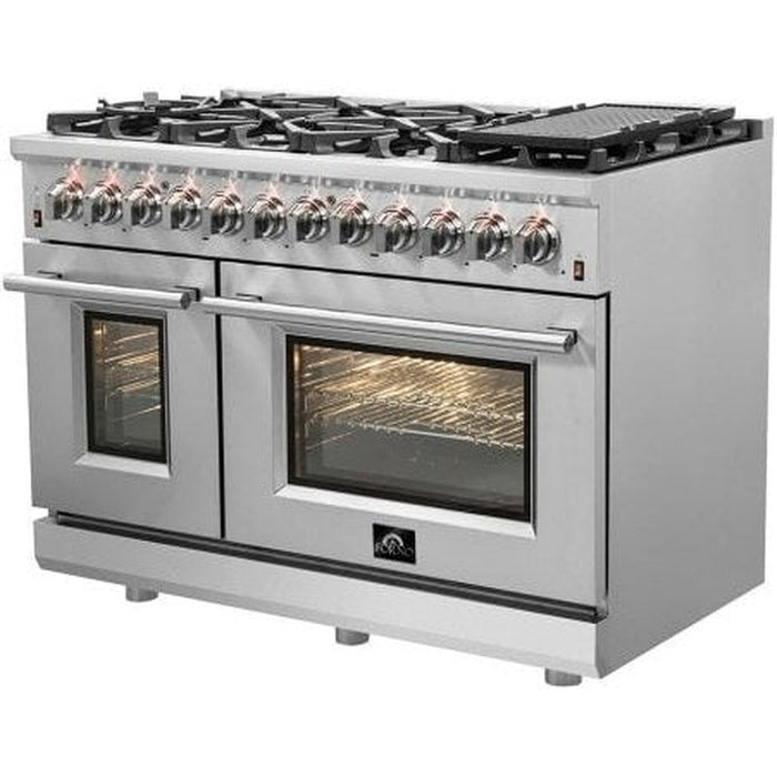 Forno Massimo - 48" Freestanding Dual Fuel Range