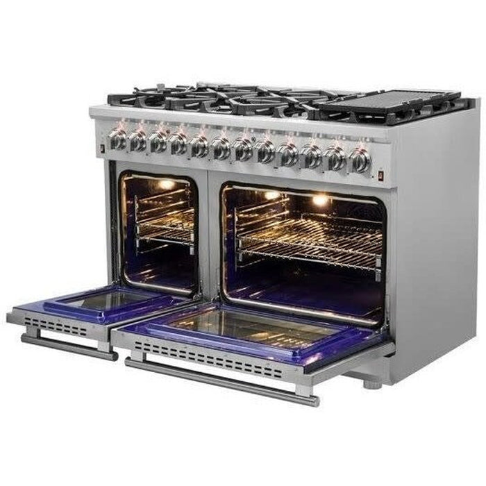 Forno Massimo - 48" Freestanding Dual Fuel Range