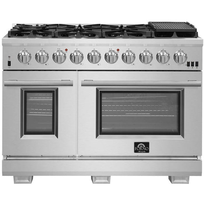 Forno Capriasca 48" Freestanding Dual Fuel Range