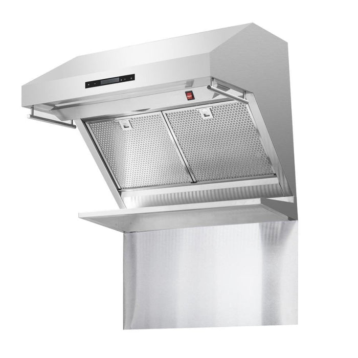 Forno Savona 36" Wall Mount Range Hood w/ Hybrid Filters & Backsplash