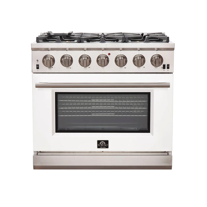 Forno Capriasca - 36" Gas Range in White