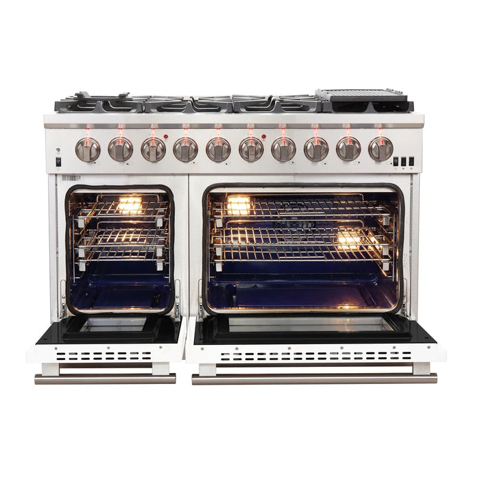 Forno Capriasca - 48" Gas Range in White