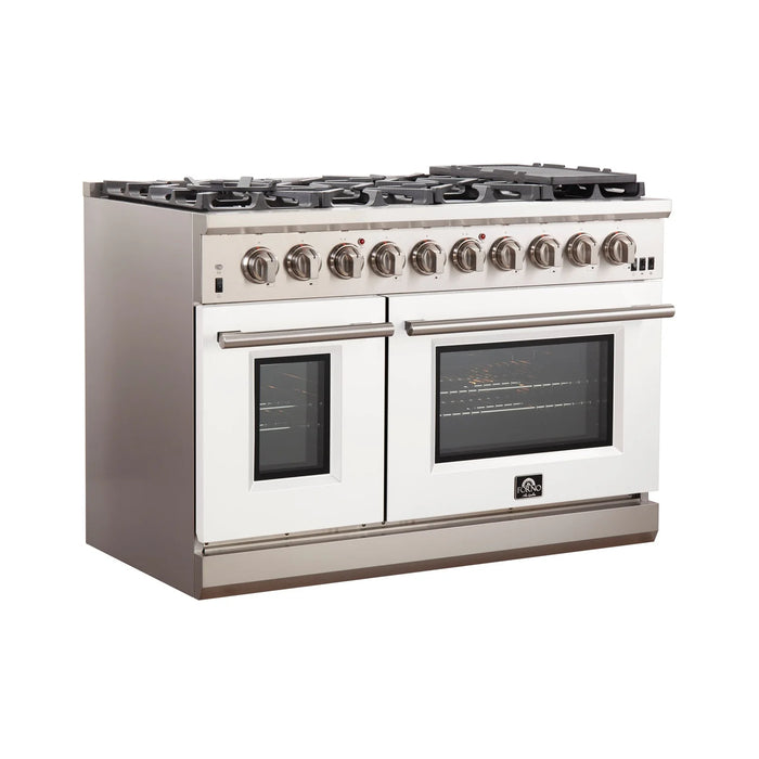 Forno Capriasca - 48" Gas Range in White