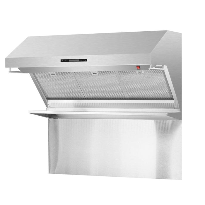 Forno Savona 48" Wall Mount Range Hood w/ Hybrid Filters & Backsplash