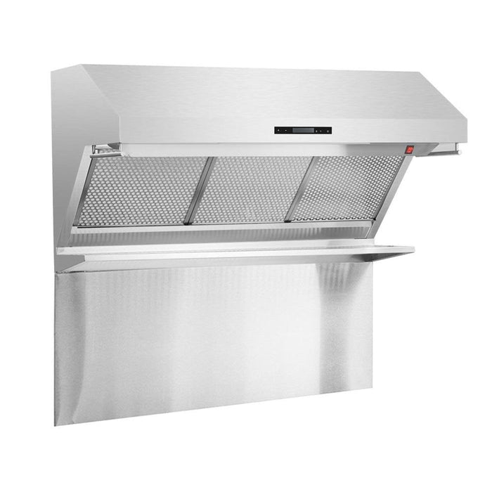 Forno Savona 48" Wall Mount Range Hood w/ Hybrid Filters & Backsplash