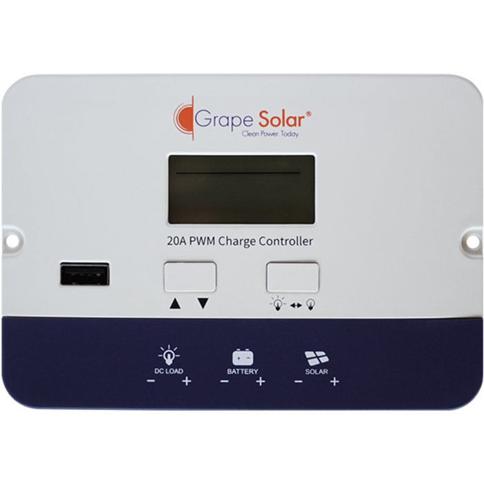 Simplify Charging with Grape Solar 20A Controller