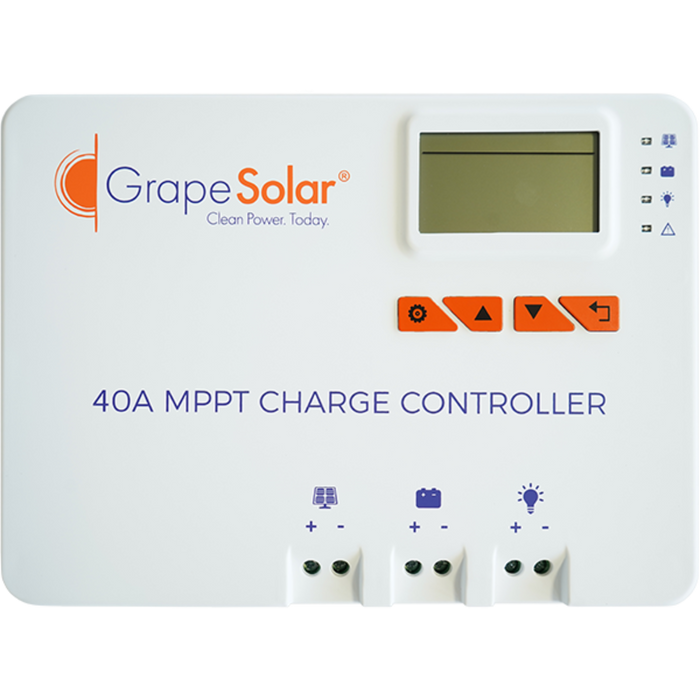 Grape Solar Zenith 12/24-Volt 40 Amp MPPT Solar Charge Controller