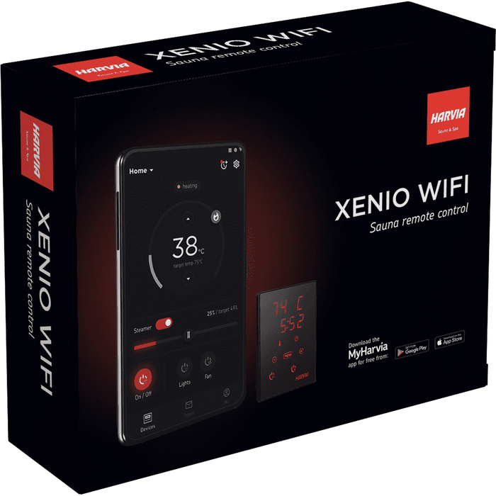 Harvia Xenio Wifi Remote Control Digital Temperature Control Module for Harvia Dynamic Sauna Heating Systems