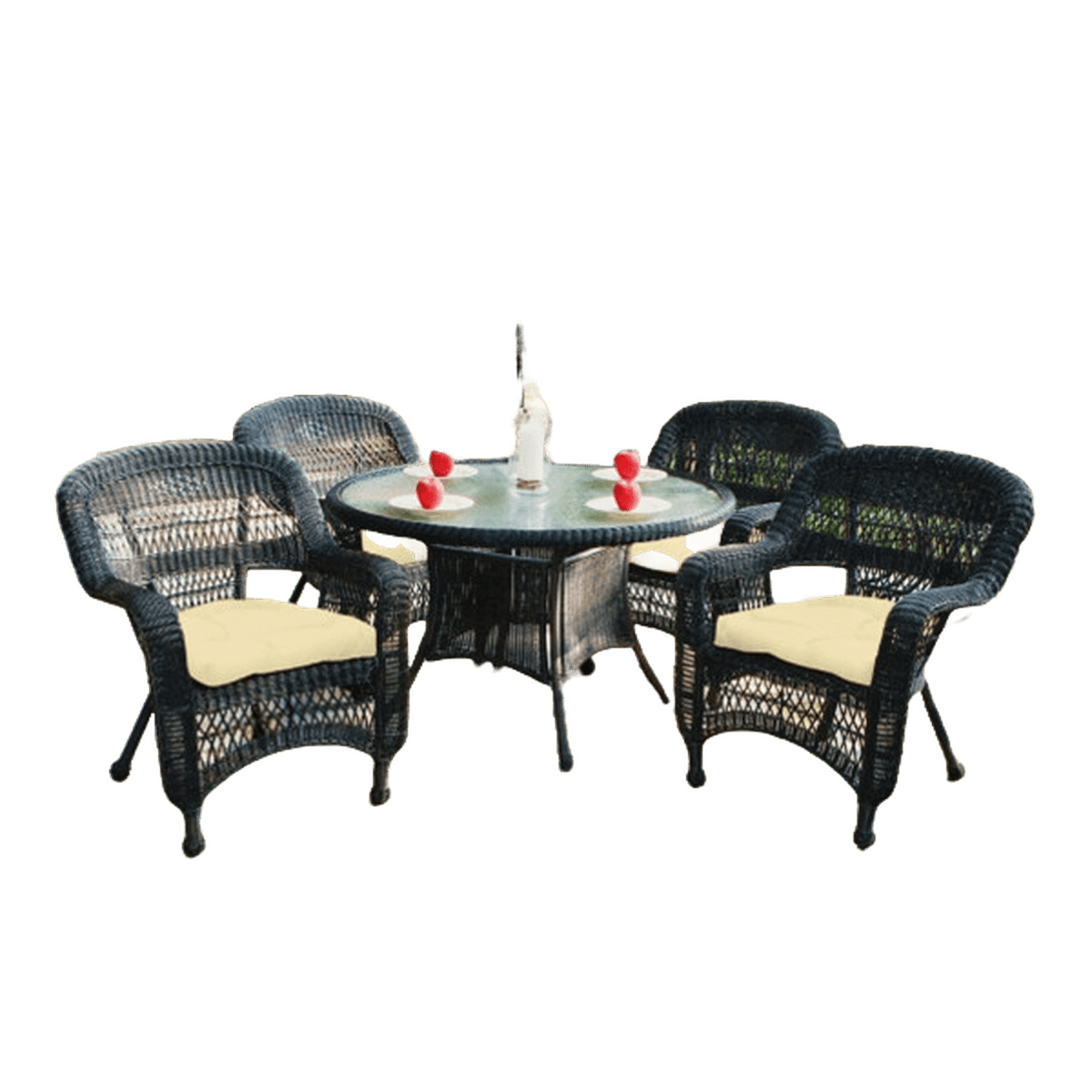 Tortuga Outdoor Portside 5Pc Dining Set - Dark Roast - Sand — Lusso ...