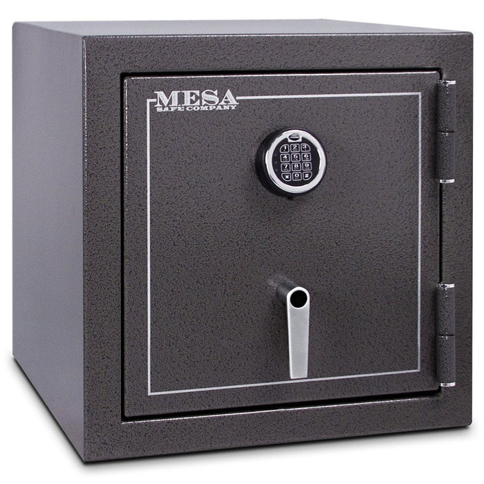 MESA 3.9 Cubic Foot Electronic Lock Burglary & Fire Safe - All Steel Safe - Hammered Grey