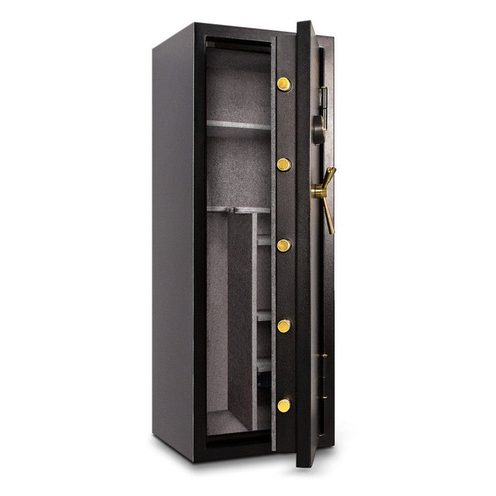 MESA 7.9 Cubic Foot Electronic Lock Gun Safe  14 Gun Capacity - All Steel Safe - Black