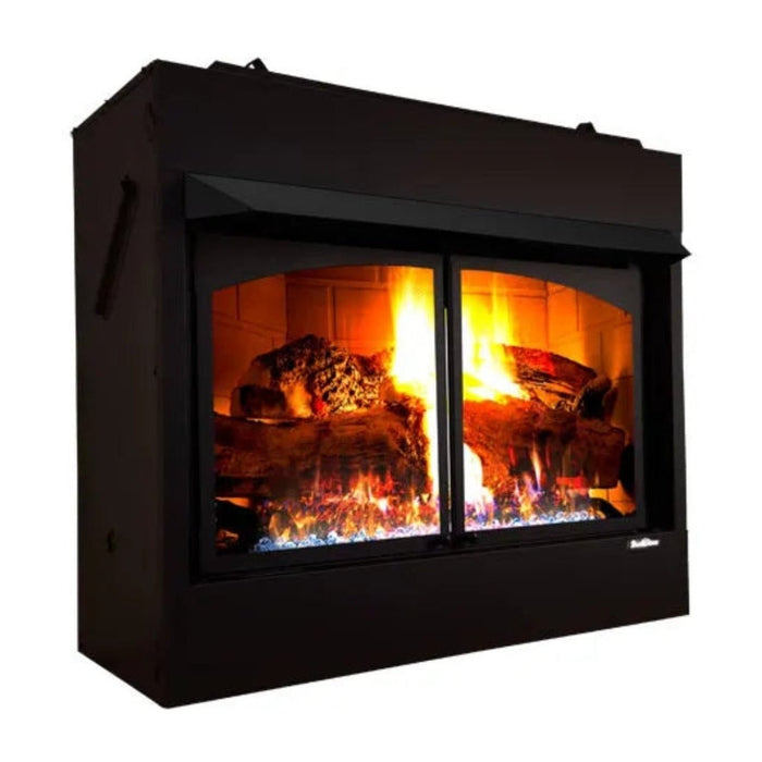 Buck Stove 42" Vent Free Gas Firebox - Oak - Liquid Propane or Natural Gas