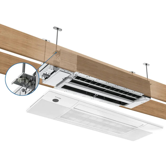 MRCOOL DIY Mini Split - 54,000 BTU 3 Zone Ceiling Cassette Ductless Air Conditioner and Heat Pump with 16 ft. Install Kit, DIYM348HPC02C00