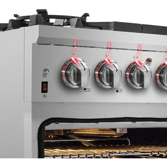 Forno Massimo - 48" Freestanding Dual Fuel Range