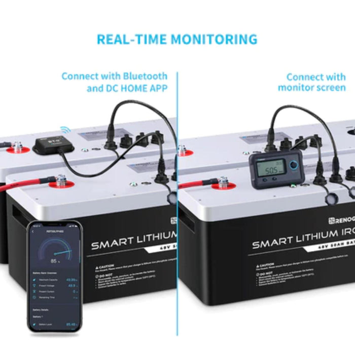Renogy Smart Lithium Iron Phosphate Battery 48V 50Ah
