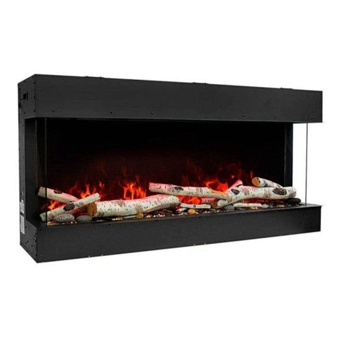 Remii 72" 3-Sided Electric Fireplace: Sleek Design, 10 5/8" Slim Depth