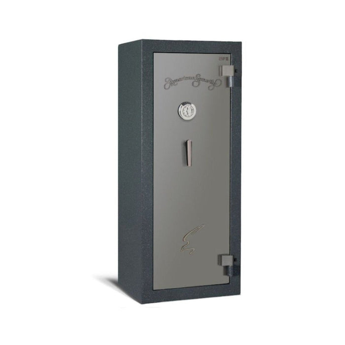 AMSAC BF II ETL 2-Hour Fire Safe: American Safe, Black Nickel, 17-Gun Capacity