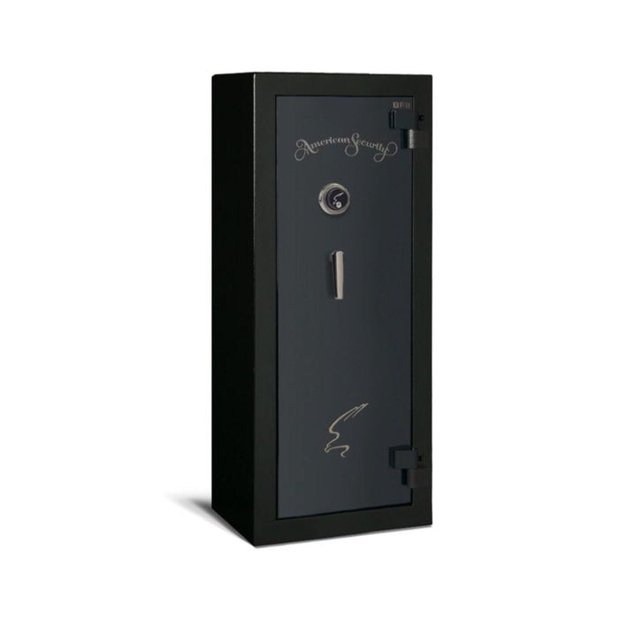 AMSEC UL Approved Black Nickel Safe | ETL 2-Hour Protection | Onyx Door | 17-Gun Capacity