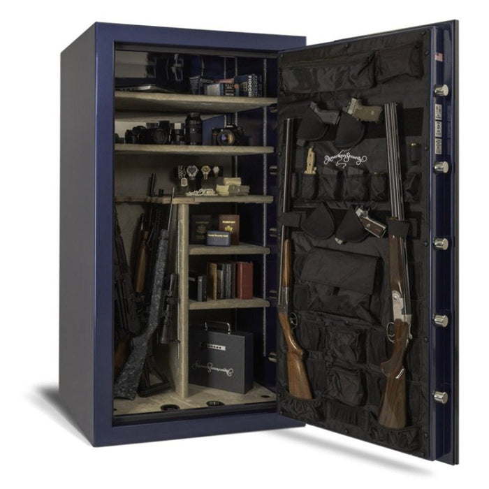 AMSEC RSC II Burglar/2 Hr Fire Gun Safe, Black Nickel, ETL 2 Hr, 26-Gun, Redundant Combo/Electronic - American Security