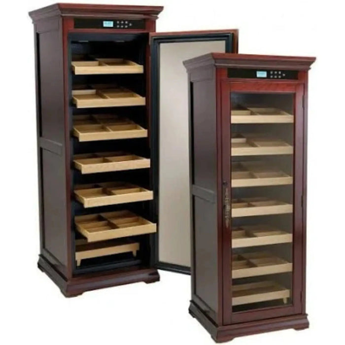 Prestige Import Group's Remington Cabinet Cigar Humidor - Cherry - 2,000 Cigars