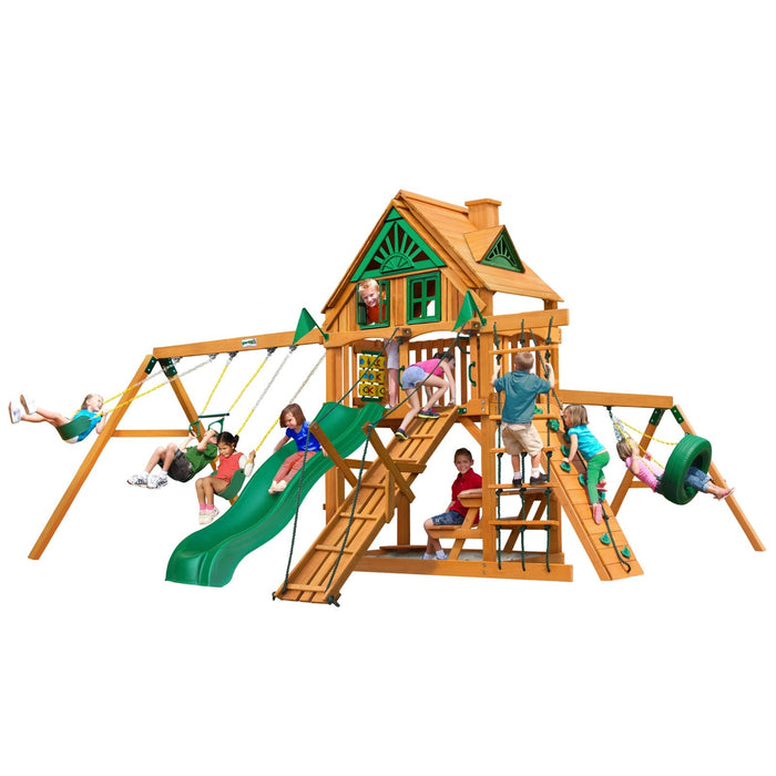 Gorilla Playsets Frontier Treehouse w/ Amber Posts