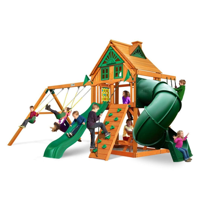 Gorilla Playsets Mountaineer Treehouse w/ Amber Posts