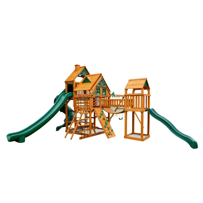 Gorilla Playsets Treasure Trove II Treehouse w/ Amber Posts