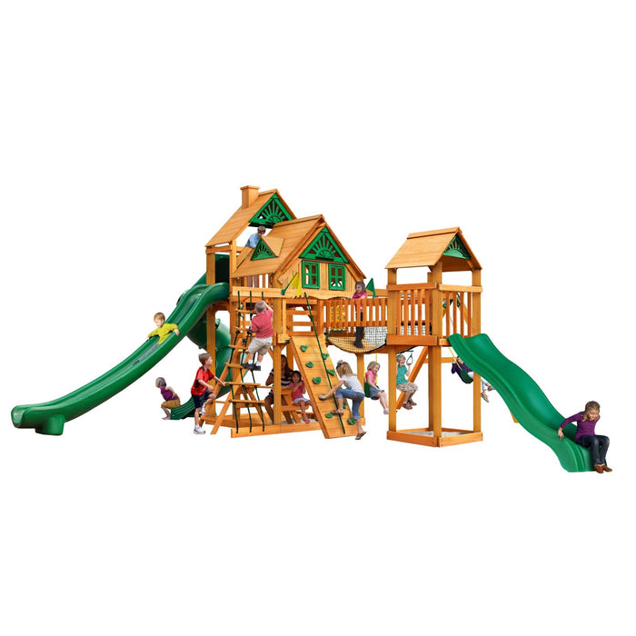 Gorilla Playsets Treasure Trove II Treehouse w/ Amber Posts