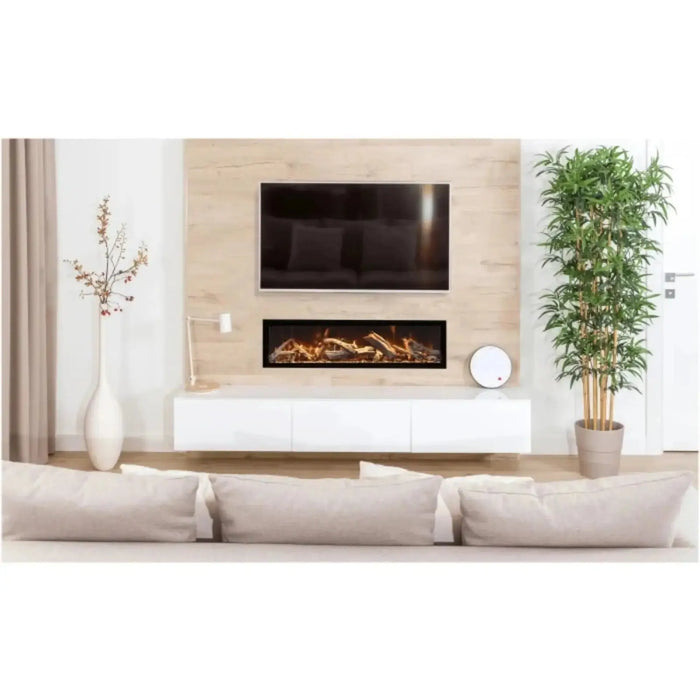 Bespoke Amantii Symmetry Xtra Tall Electric Fireplace - Thermostatic Remote, WiFi, Media Options