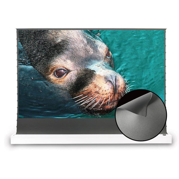 VIVIDSTORM S: ALR Motorized Tension Floor Rising Obsidian Long Throw ALR Projector Screen