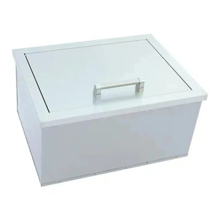 Kokomo Stainless Steel Drop-In Ice Chest measuring 23 x 17