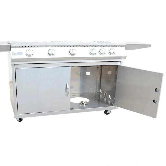 Five Burner Grill with Cart by KoKoMo