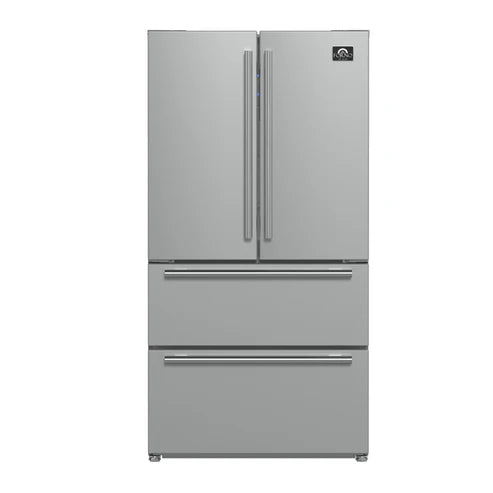 Forno Appliance Package - 36" Dual Fuel Range, Dishwasher, 36" Refrigerator, FBDL-004-02CAUS